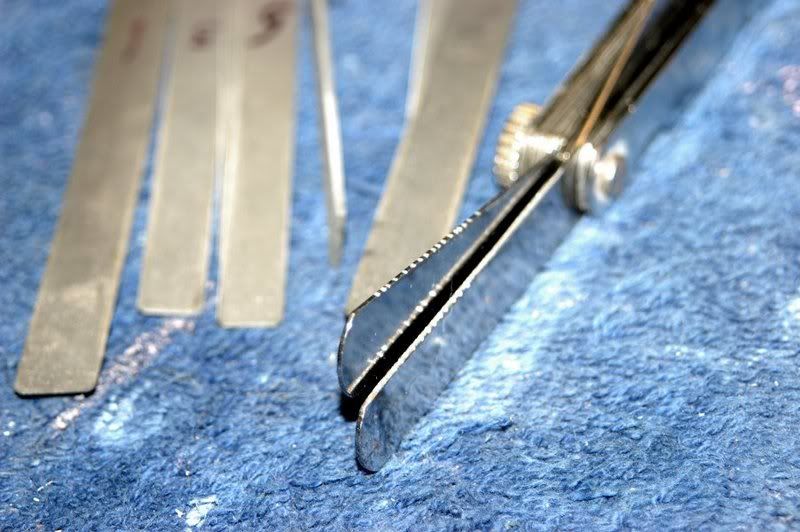 Nut files from a Feeler gauge.. Telecaster Guitar Forum