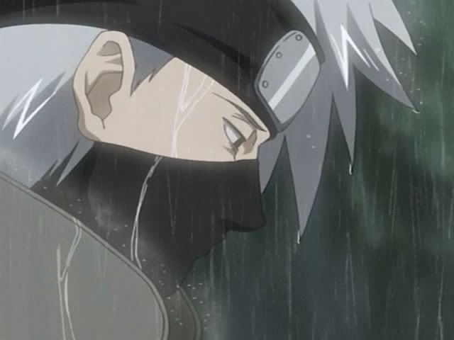 kakashi crying
