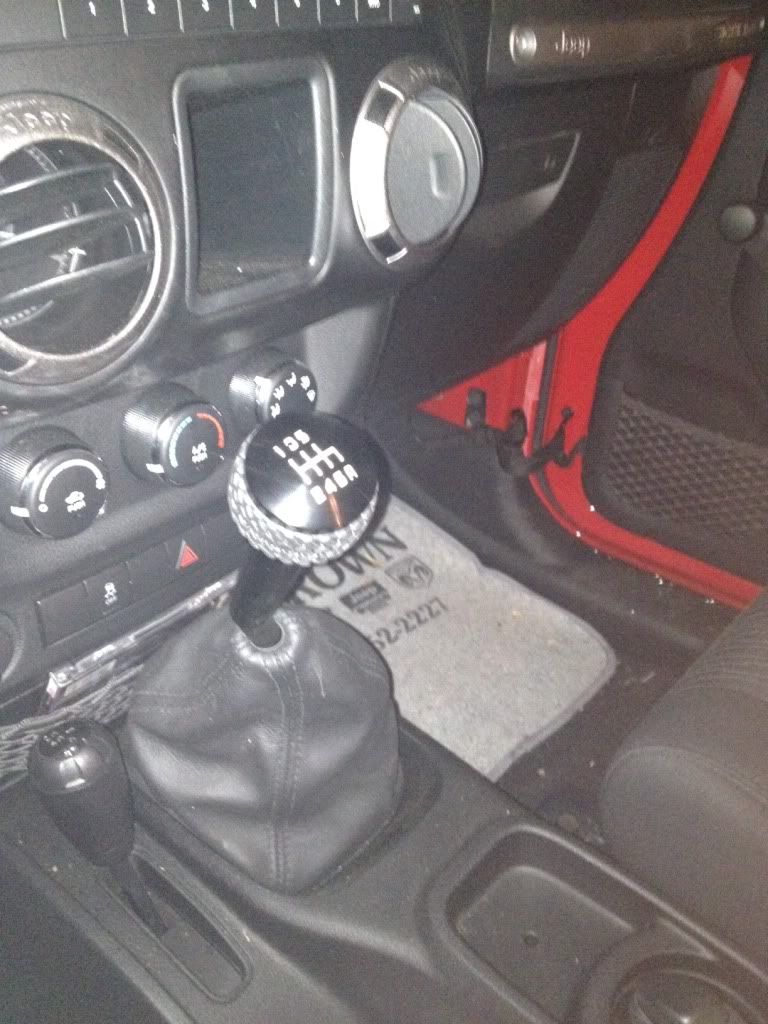 Jeep wrangler gear shift knob removal #4