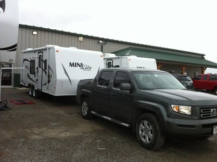 Honda ridgeline camper towing #2