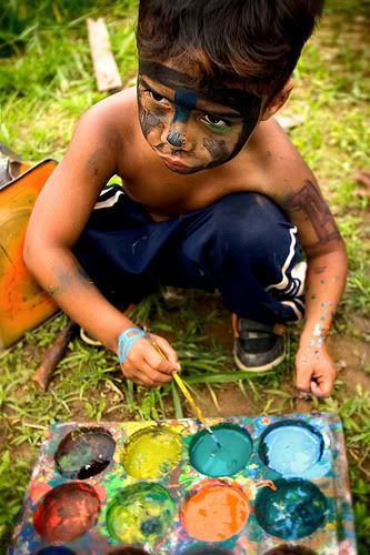 face paint love ♥ ♥ ♥