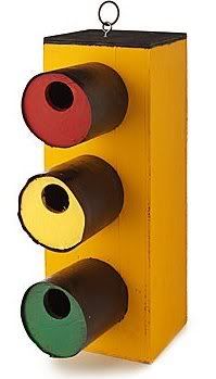 The Pet Blog: Traffic light birdhouse