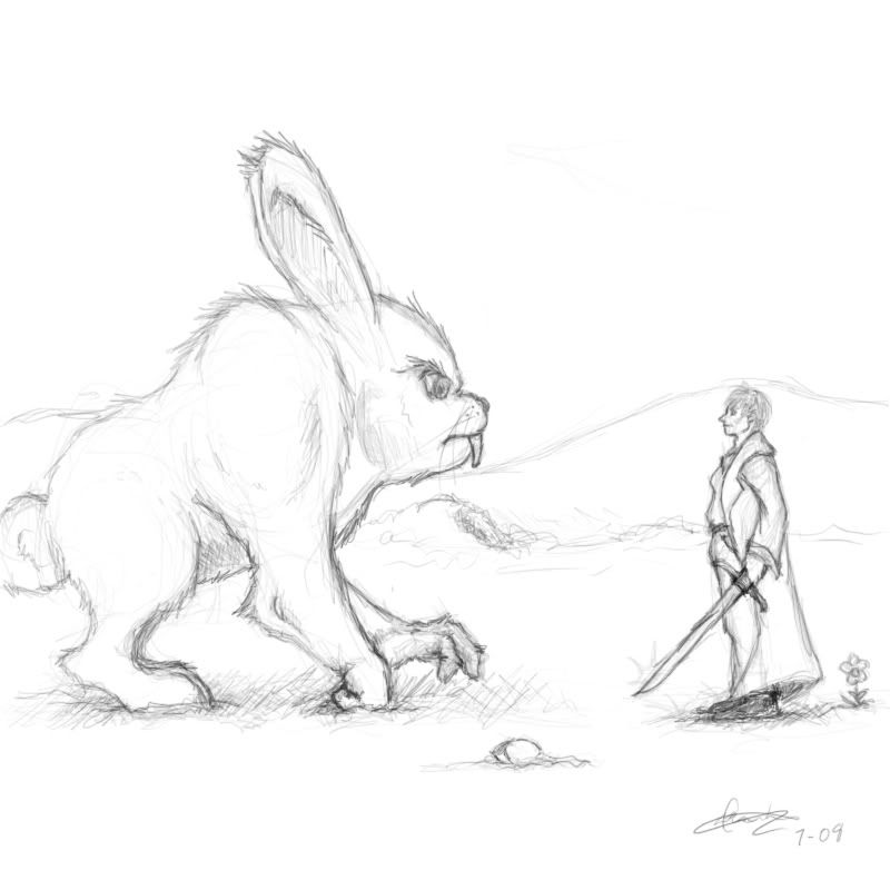 Easy Bunny Sketches