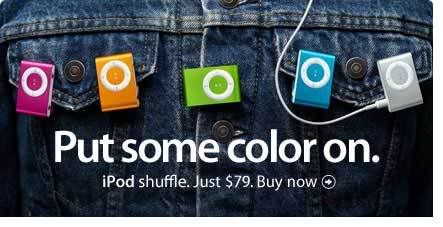 iPod Shuffle - In Living Color