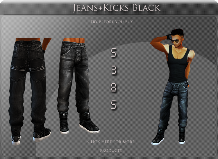 Jeans+Kicks Black 