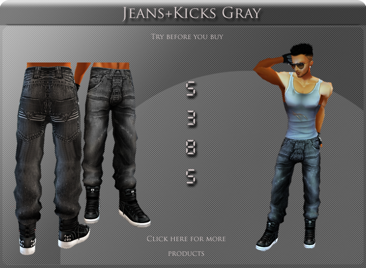Jeans+Kicks Gray 