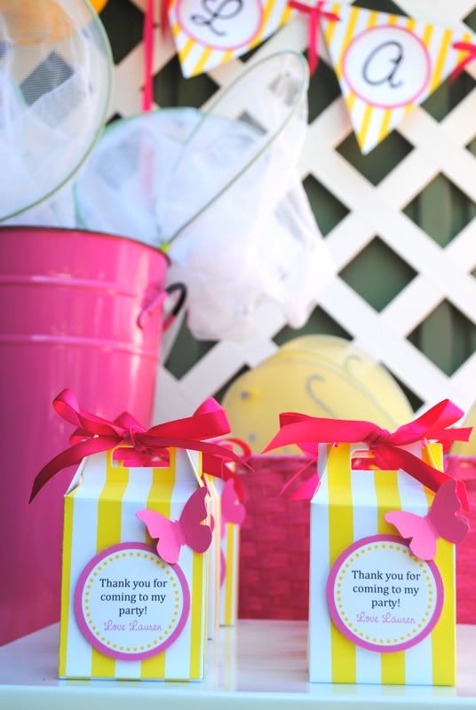 pink and yellow butterfly girl theme party ideas kids birthday party http://www.frostedevents.com DC MD VA