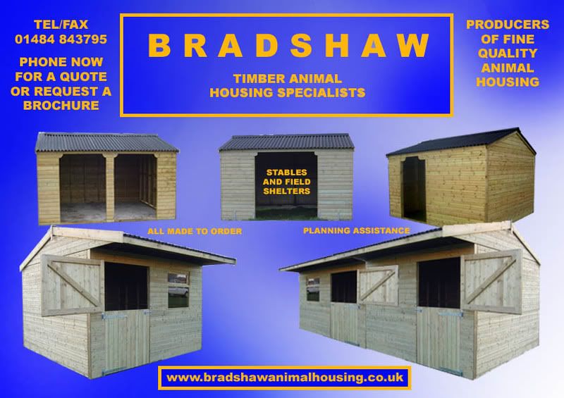 Bradshaw Timber Animal Housing Field Shelters