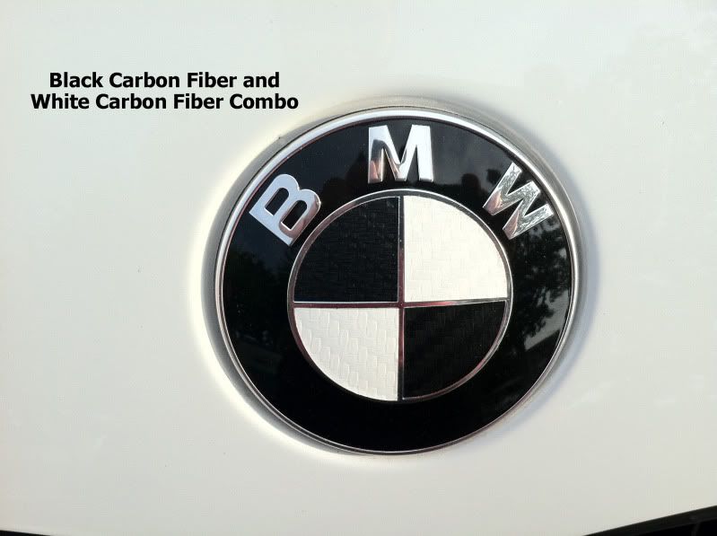 Bmw emblem overlay sticker decal #4
