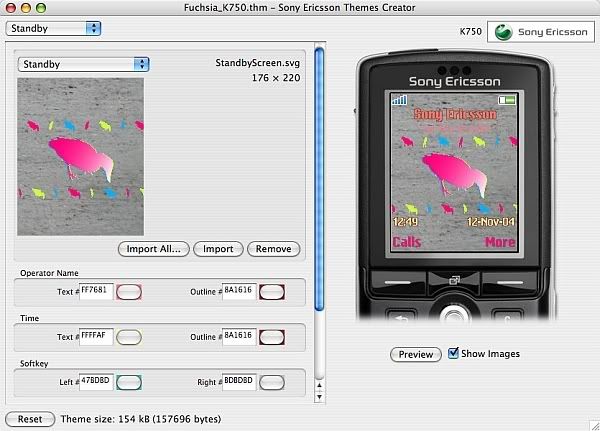 Sony Ericsson Themes Creator 3.19