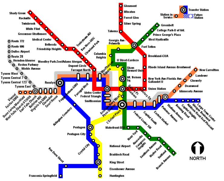 map of dc metro. A Metro map with the proposed