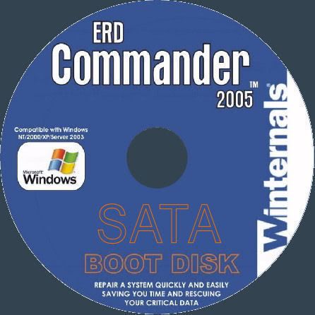 ERD Commander ISO Rescue CD - Repara Windows XP, Vista y 7