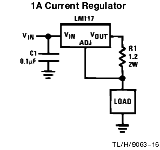 Regulador de 1A