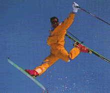 Daffy On Skis