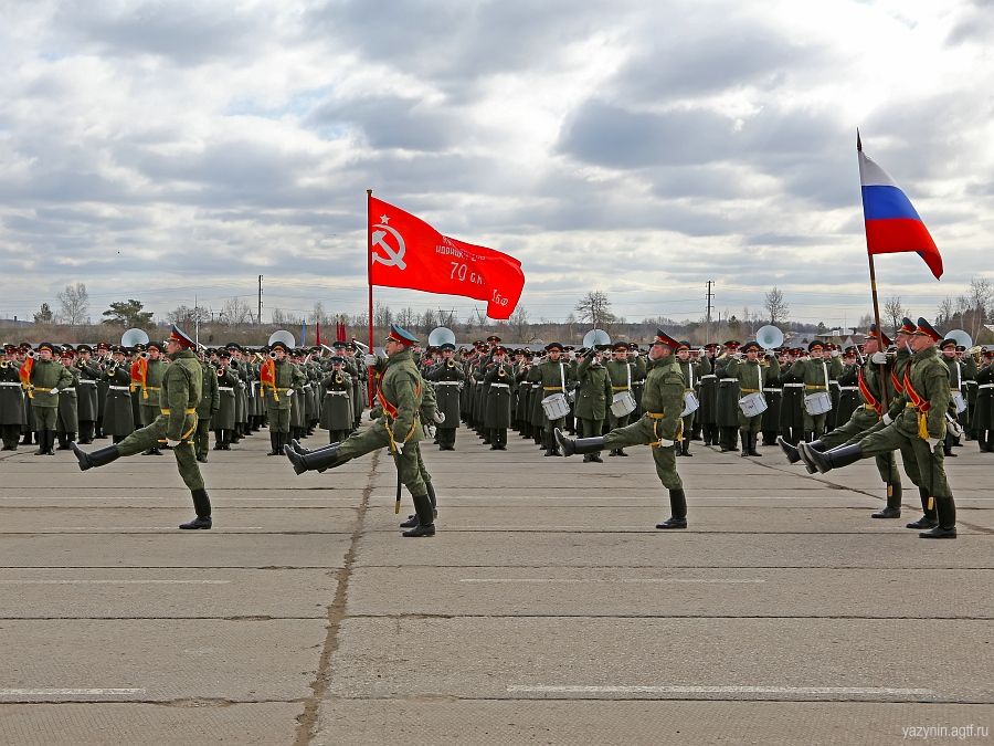 Репетиция Парада Победы в Алабино.