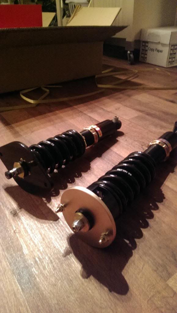 Custom/Prototype BC Racing Allroad Coilovers Half Installed