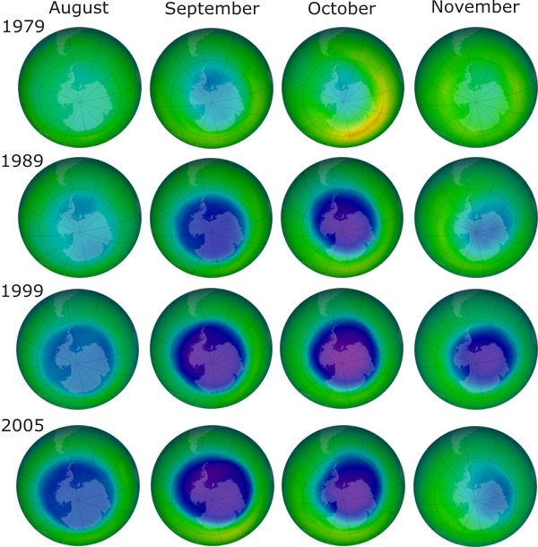 Depletion Of Ozone. area of ozone depletion in