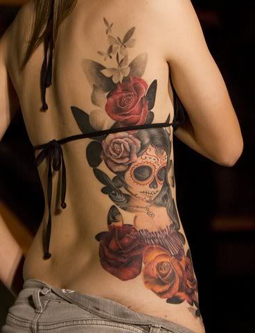 cross tattoos for girls on side. amazing-side-flower-tattoo.jpg