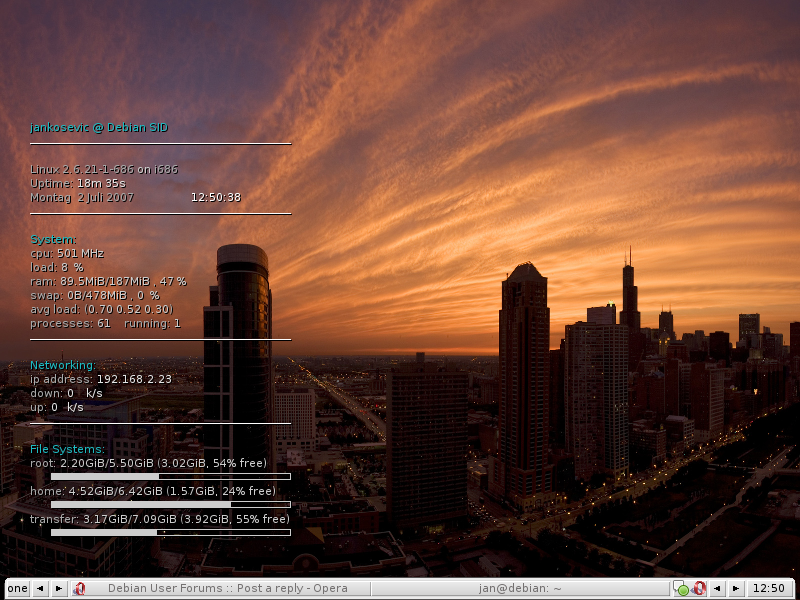 fluxbox wallpaper. Debian Testing | Fluxbox