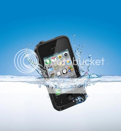 Lifeproof Cover Case iPhone 4 4S Waterproof Shockproof Dirtproof Black