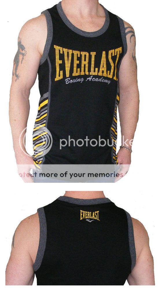 Everlast Mens Vest Sleeveless Sports Gym Top T Shirt Tank New s M L XL XXL