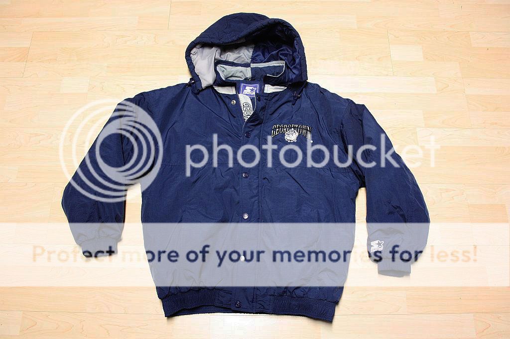 WoW Starter Swingman Georgetown Hoyas Iverson Jacket Jacke Basketball