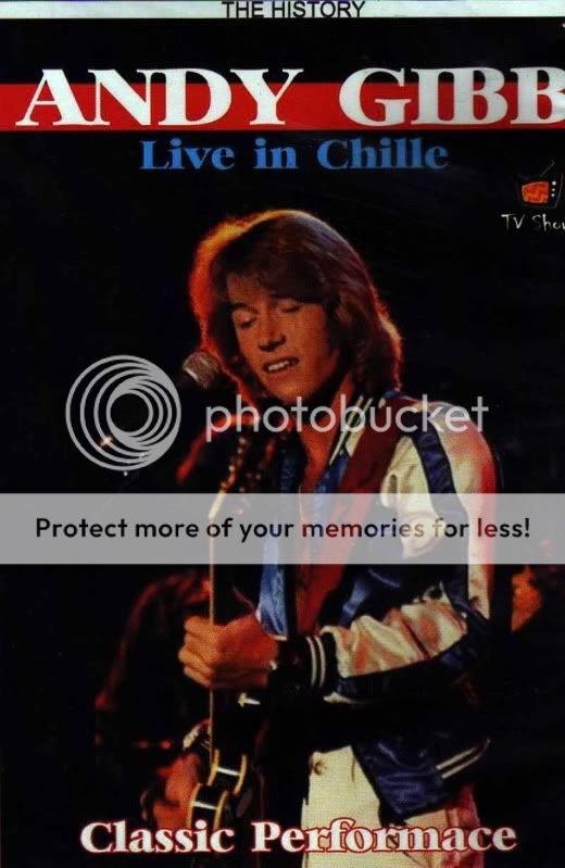 MEGA RARE DVD = ANDY GIBB solo Live Chile 1984 bee gees LOVE IS viña 