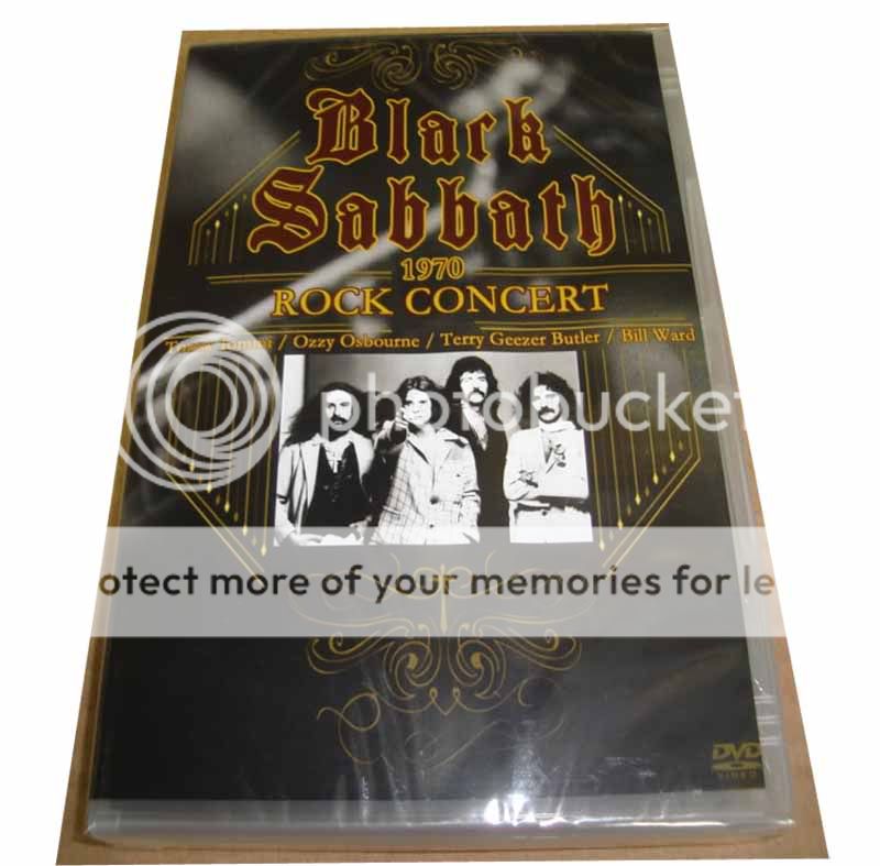 Black Sabbath DVD Don Kirshners 1975 Ozzy Osbourne Tony Iommi Geezer