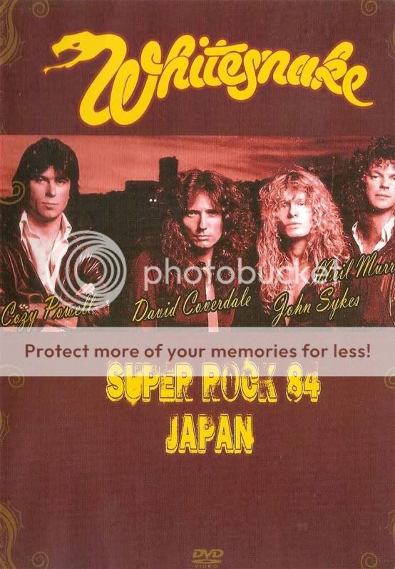  1984 DVD Cozy Powell David Coverdale John Sykes Neil Murray