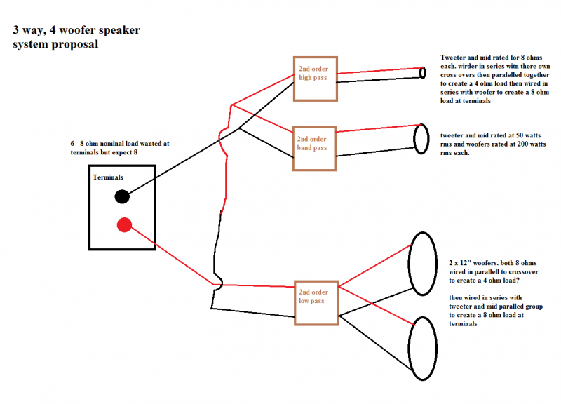 3 Way Speaker Crossover Wiring Diagram