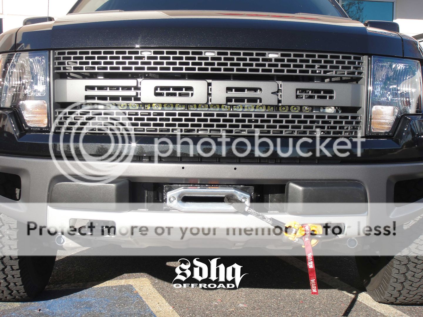 Ford semi hidden winch bumpers #9